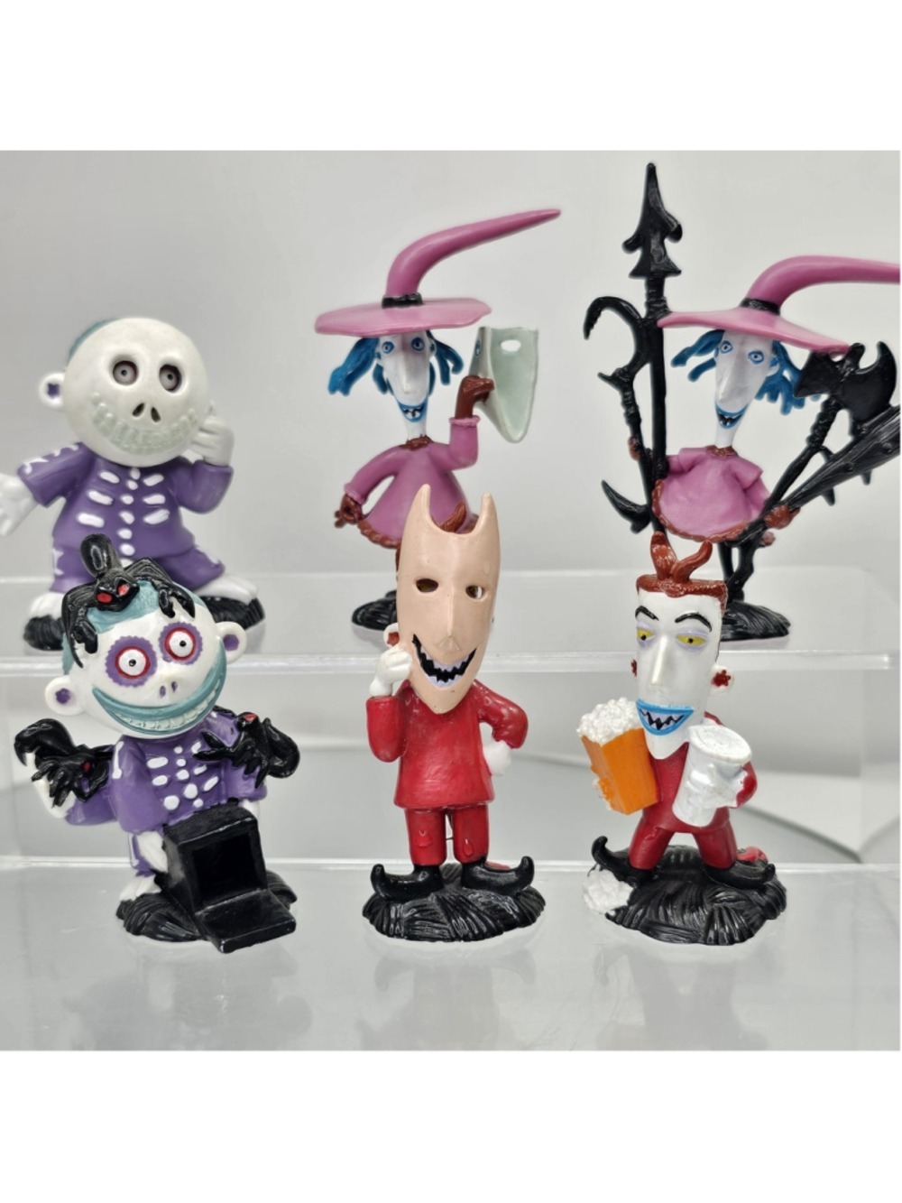 Vintage Disney Applause Nightmare Before Christmas PVC Figure Lot Lock Shock...